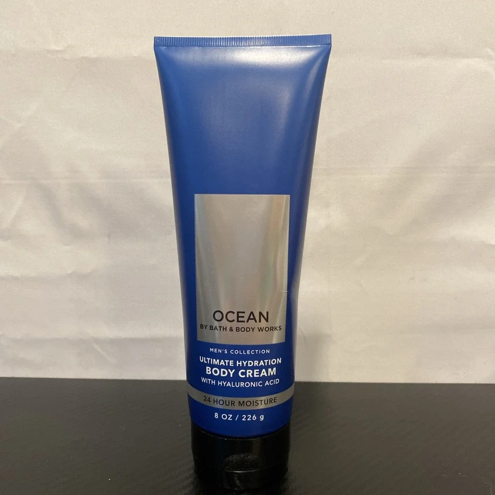 Bath &‎ Body Works Ocean Men's Collection Body Cream for Men 8 oz New